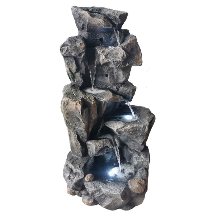 Edessa Waterfalls 6-Tier Rock Fountain - Spectacular 108cm