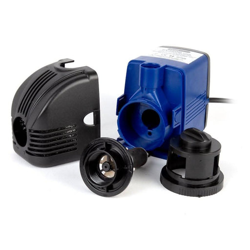 PondMax PV2800 fountain pump disassembled.