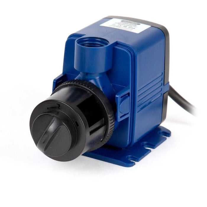 PondMax PV2800 fountain pump showing flow control knob.