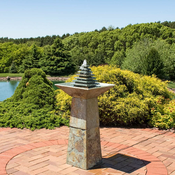 Zenith Water Fountain - Pyramid Elegance 102cm