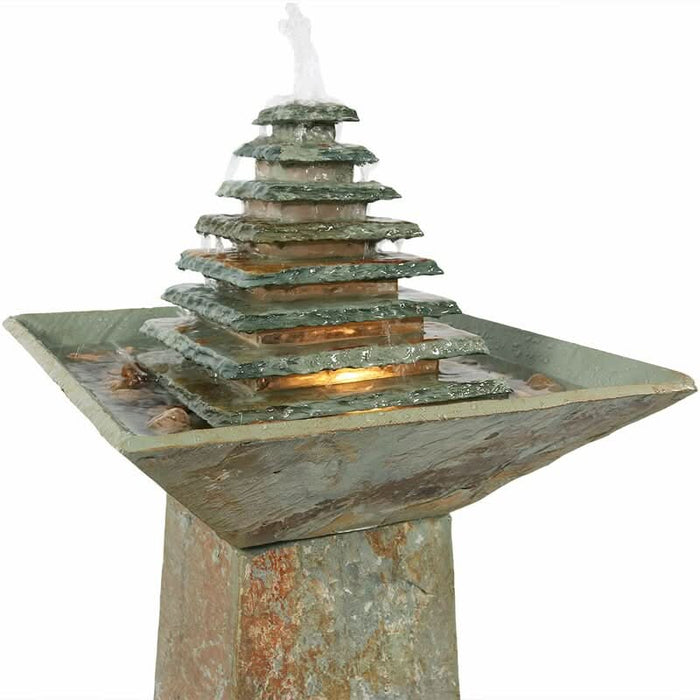 Zenith Water Fountain - Pyramid Elegance 102cm