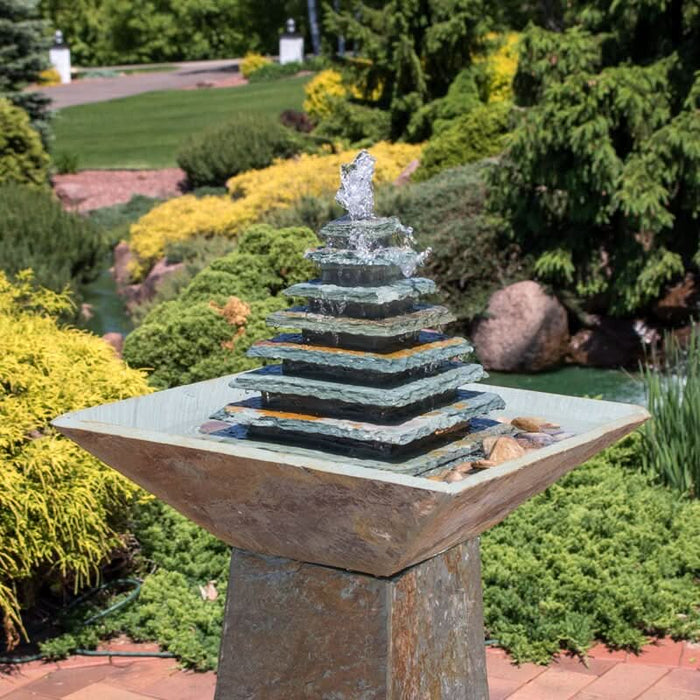 Zenith Water Fountain - Pyramid Elegance 102cm