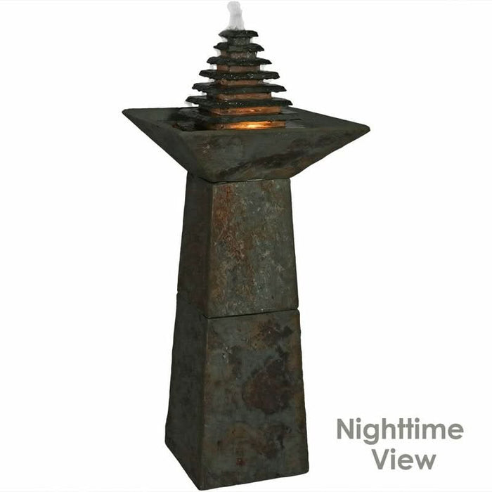 Zenith Water Fountain - Pyramid Elegance 102cm