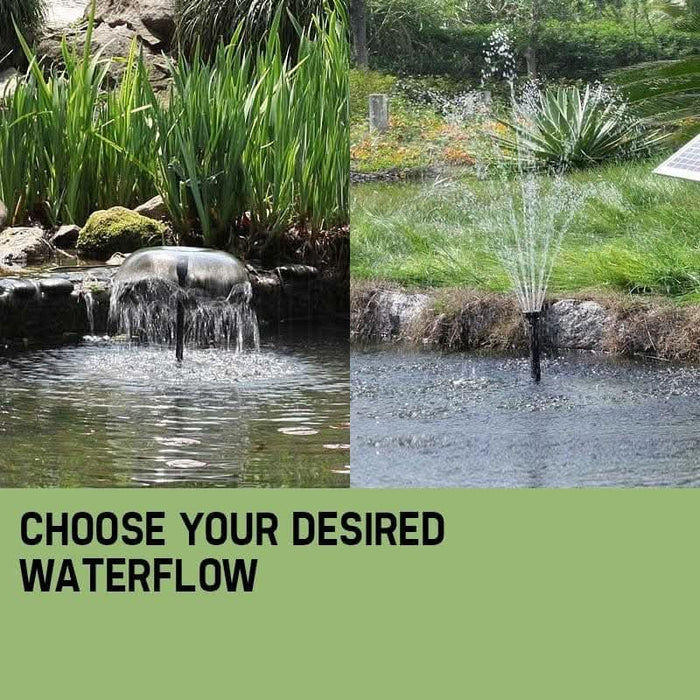 Solar Water Pump w/ Panel - Low Voltage 24V, 1600LPH