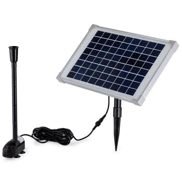 Solar Water Pump w/ Panel - Low Voltage 24V, 1600LPH