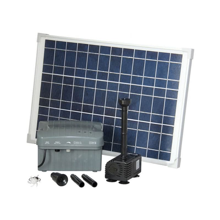 Reefe Solar Fountain & Pond Pump RSFB2500 w/ Battery - 2.1m, 2500LPH