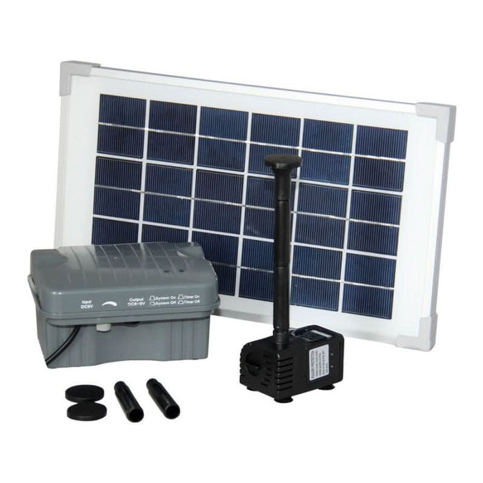 Reefe Solar Fountain & Pond Pump RSFB2500 w/ Battery - 2.1m, 2500LPH