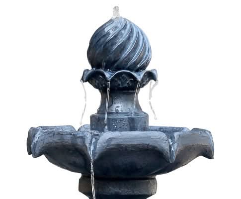 Solar Powered Dark Shadow 3-Tier Water Fountain - 90cm