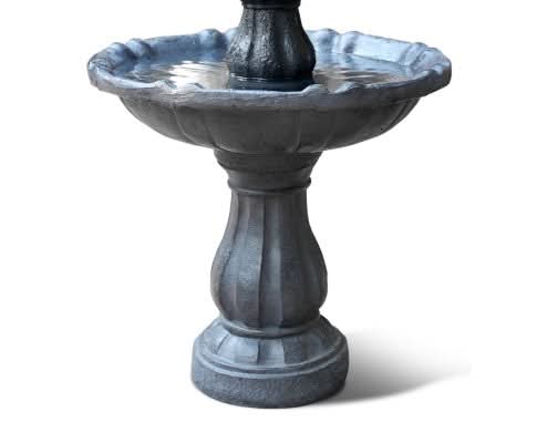 Solar Powered Dark Shadow 3-Tier Water Fountain - 90cm