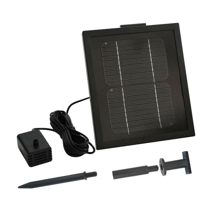 Solar Powered 4-Tier Bowls Water Fountain - Sand 72cm