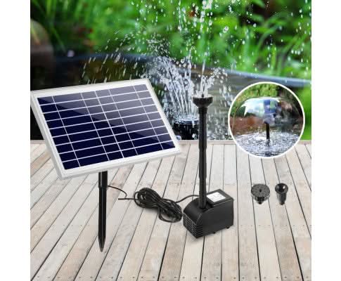 Solar Fountain & Pond Pump w/ Panel - 800LPH