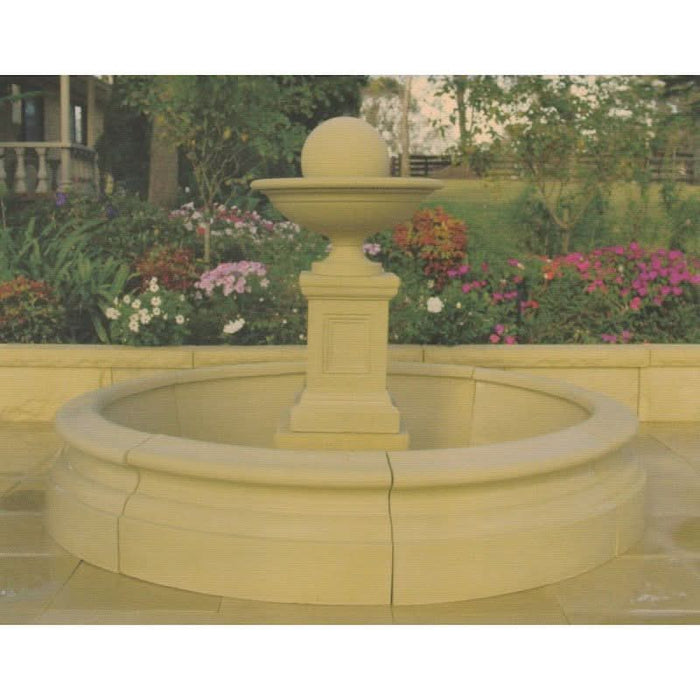 Killarney Limestone Concrete Fountain Pond - 2 Sizes