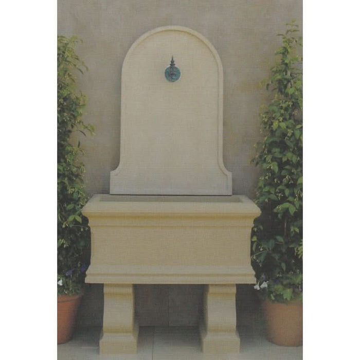 Mitchell w/ Eton Water Spout Concrete Wall Fountain - Large 128cm
