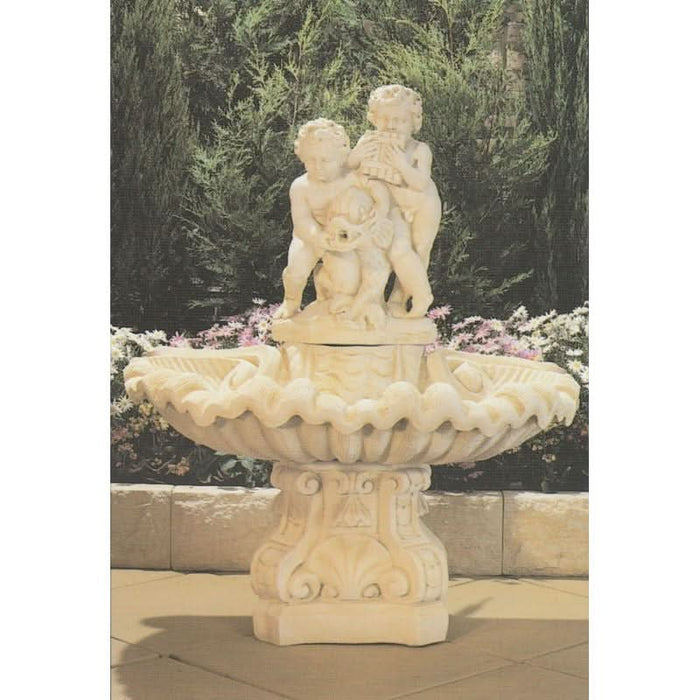 Turin Concrete Wall Fountain - Large 115cm