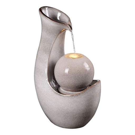 ceramic water feature abstract