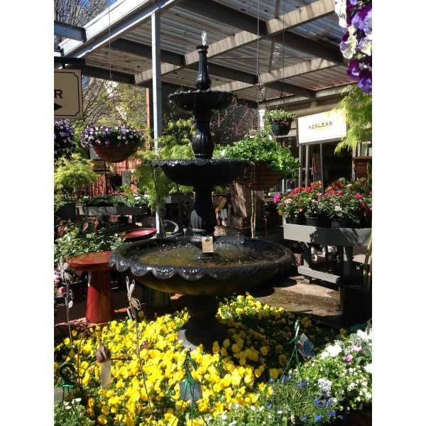 Lisbon 3-Tier Cast Iron Water Fountain - Large 210cm - Self-Contained