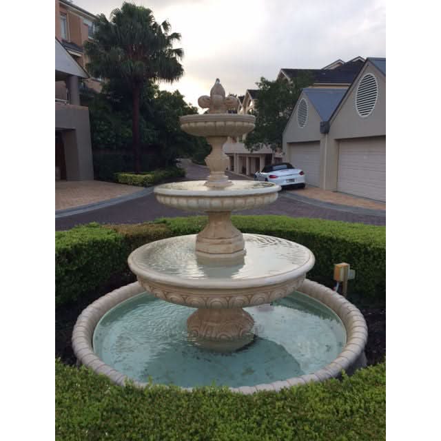 Earlwood 3-Tier Concrete Water Feature - Large 240cm