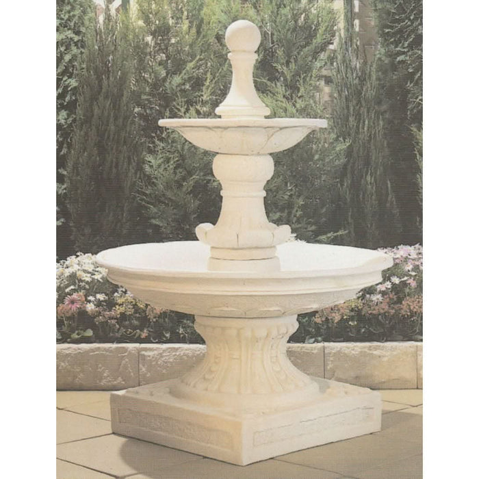 Monteray 2-Tier Concrete Outdoor Water Fountain - Large 157cm