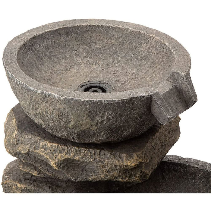 resin stone water feature top bowl