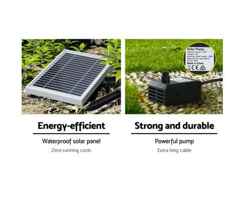 solar water fountain pump details