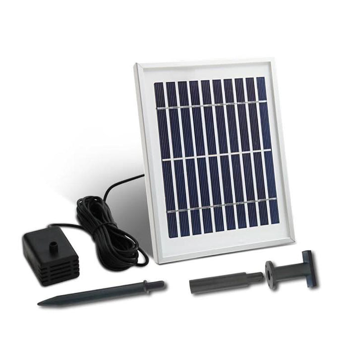 Solar Powered Twist Water Fountain w/ LED - 85cm