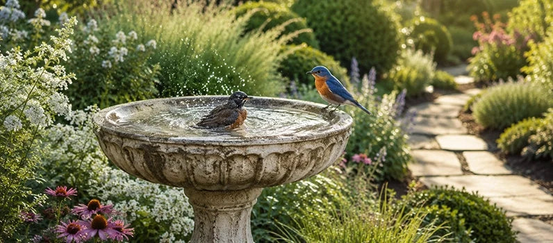 How a Garden Bird Bath Can Boost Your Garden's Charm