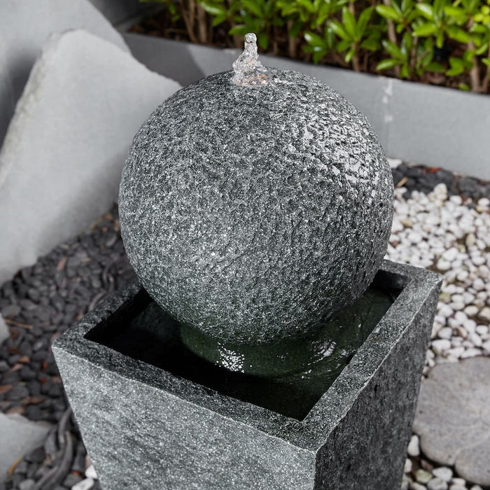 Atlas Tower Bubbling Water Feature - Timeless Design 81cm