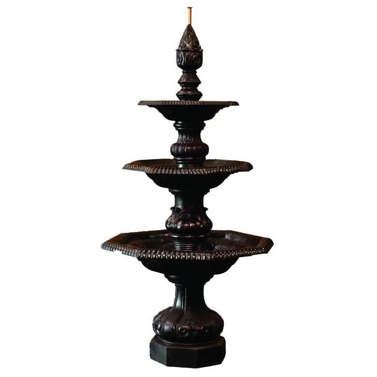 Gallina 3Tier Cast Iron Water Fountain Large 210cm — Fountainland