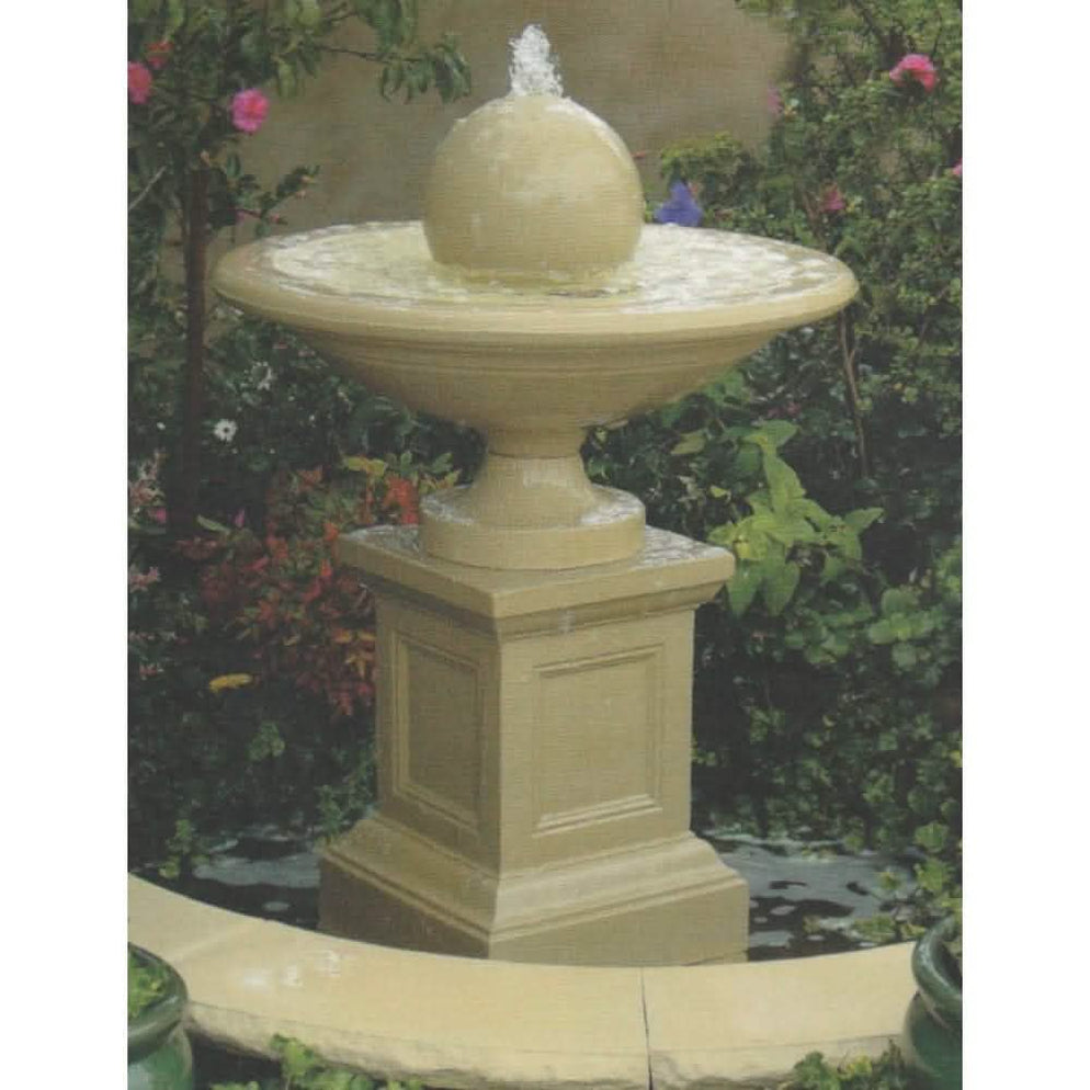 Kingsley Concrete Water Fountain Large 110cm — Fountainland