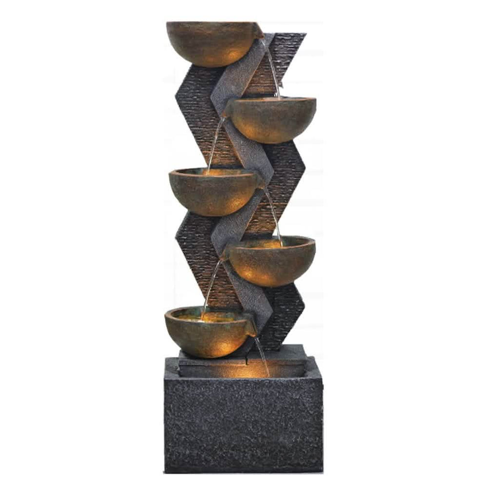 Modular Abstract Water Feature Modern Abstract Water Fountains — Fountainland