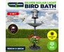 A tall bird bath showing more features.