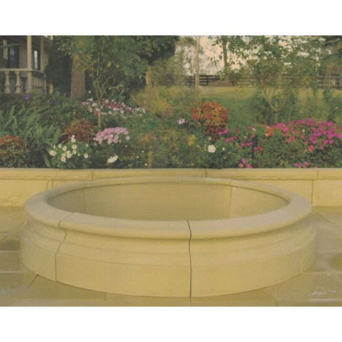 Killarney Limestone Concrete Fountain Pond - 2 Sizes