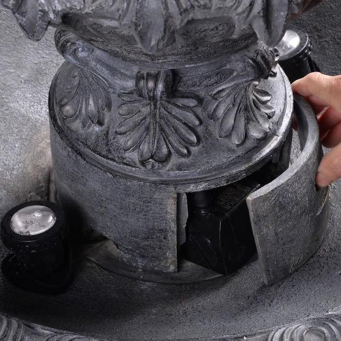Water fountain pump housing