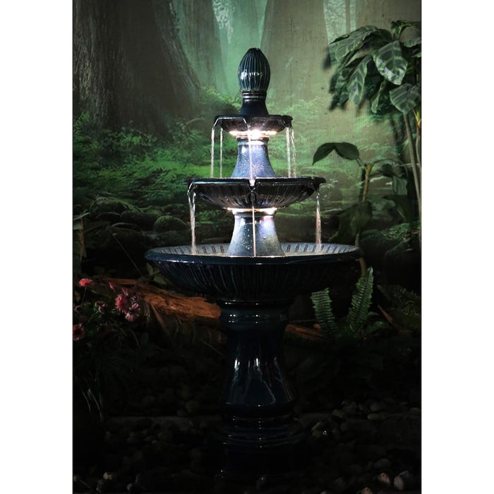 Regal 3-Tier Ceramic Water Fountain - Tall 115cm