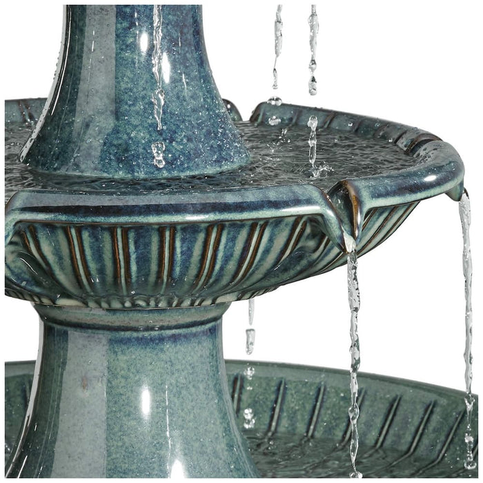 Regal 3-Tier Ceramic Water Fountain - Tall 115cm