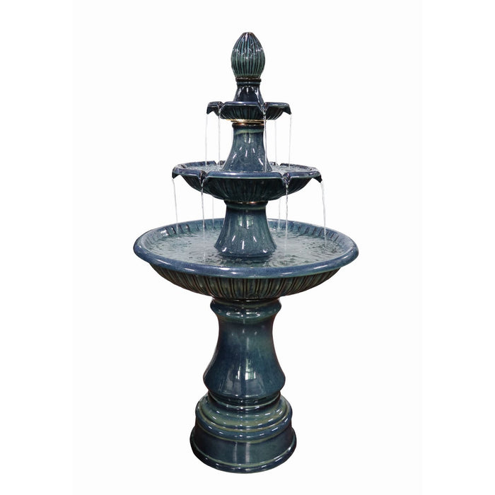 Regal 3-Tier Ceramic Water Fountain - Tall 115cm