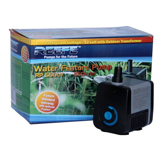 Reefe Pond & Water Fountain Pump Low Voltage 12V - 550LPH