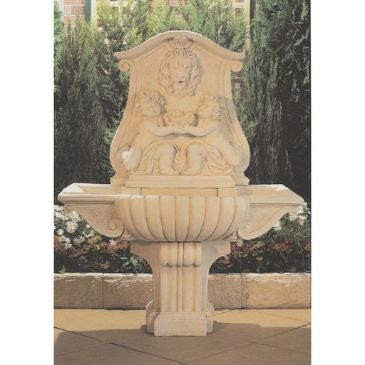 Sienna Concrete Large Wall Fountain