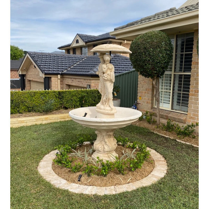 Amore Concrete Outdoor Water Feature - Large 180cm