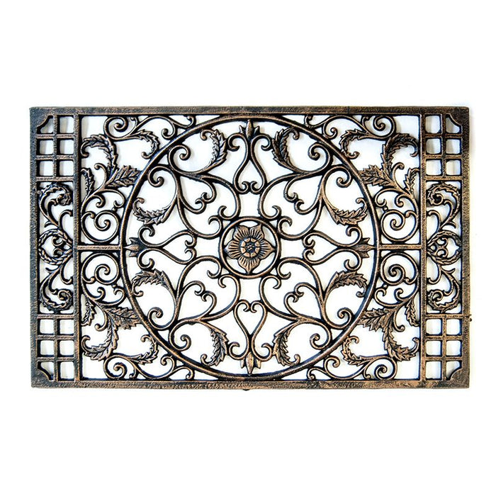 Milana Cast Iron Plaque Metal Wall Art