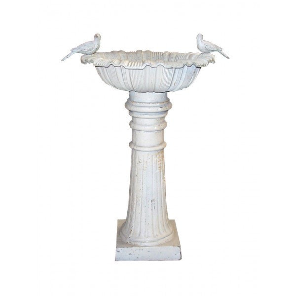 Cast Iron Roman Canterbury Birdbath - 100cm