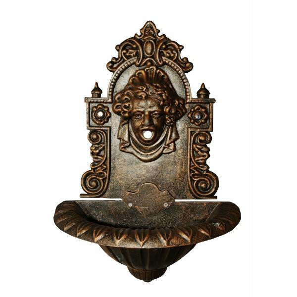 Louise Cast Iron Wall Fountain - 78cm