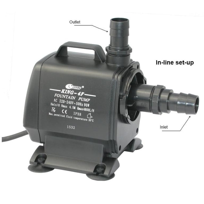 Resun King 4F Water Pump for Fountains & Ponds - 4800LPH